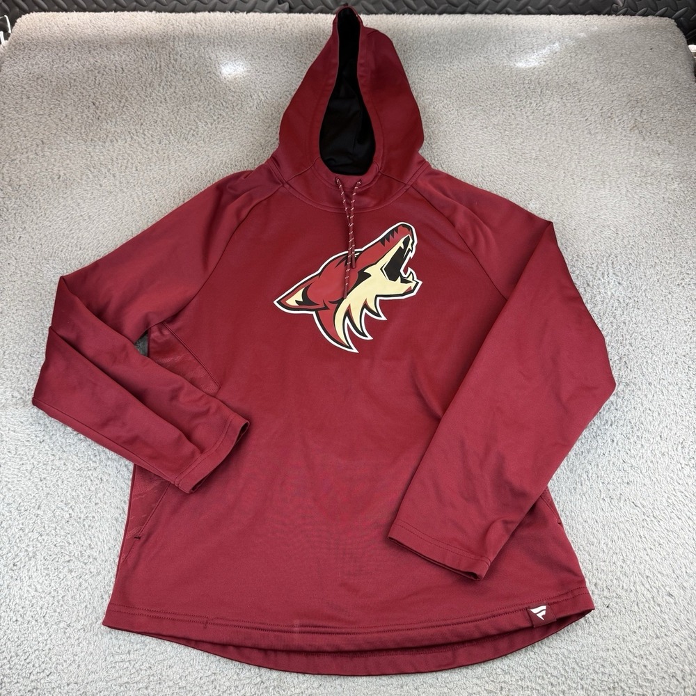 Arizona Coyotes NHL Fanatics Red Large Thin Long Sleeve Hoodie Sweater
